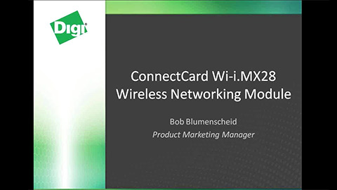 Módulo de red inalámbrica ConnectCard Wi-iMX28