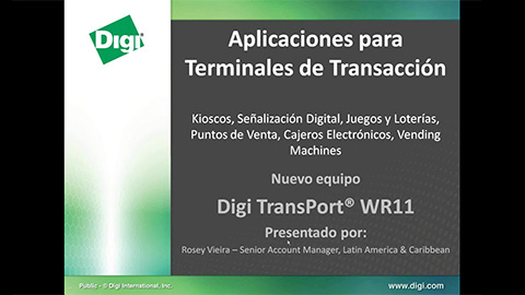 解决方案M2M para Terminales Remotos: Cajeros, TPVs, Juegos/Lotería, Kioscos