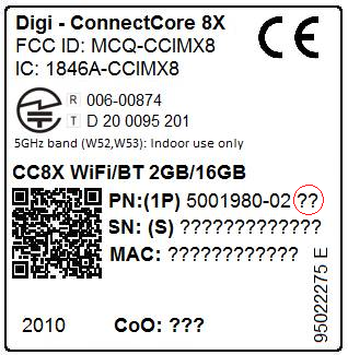 ConnectCore 8 x SOM标签