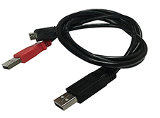 微型usb y电缆