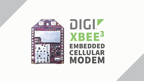 Digi XBee3蜂窝嵌入式调制解调器