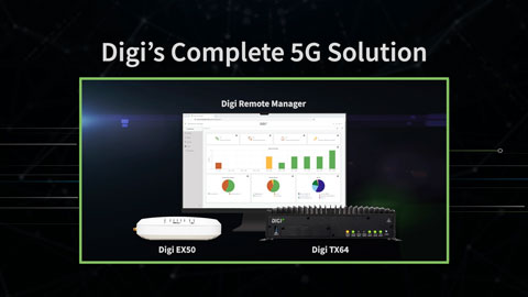 Digi 5G:面向企业、轻工和交通运输的完整解决方案