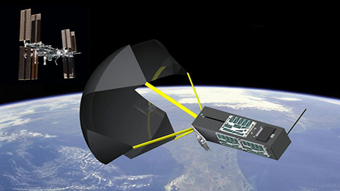 搭载Digi XBee无线电的Cube卫星从国际空间站发射
